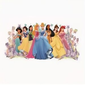 💣10 For $25💣♡16oz UV DTF WRAP - DISNEY PRINCESS WITH CASTLE